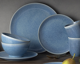 Noritake Colorwave Blue Set of 4 Mini Plates