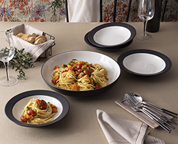 Noritake Colorwave Graphite 5-Piece Pasta Set