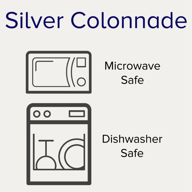 Silver Colonnade by Noritake