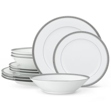 Charlotta Platinum by Noritake