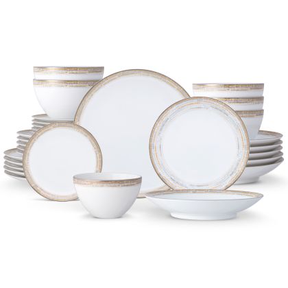 Noritake Raylan 30-Piece Dinnerware Set, Service for 6