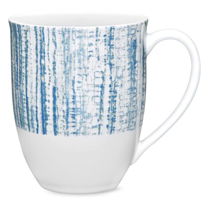 Blue Extra-Large Weave Mug, 18 oz