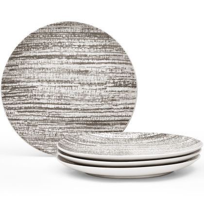 Slate Weave Accent Plates, 8 1/4", Set of 4