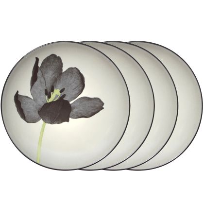 Accent/Luncheon Plate, Floral, 8 1/4" (Tulip), Set of 4