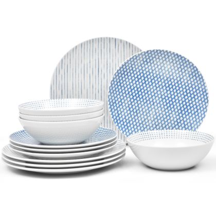 12-Piece Set, Coupe, Service for 4