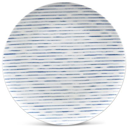 Coupe Stripe Dinner Plate, 11"