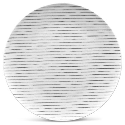 Coupe Stripe Dinner Plate, 11"