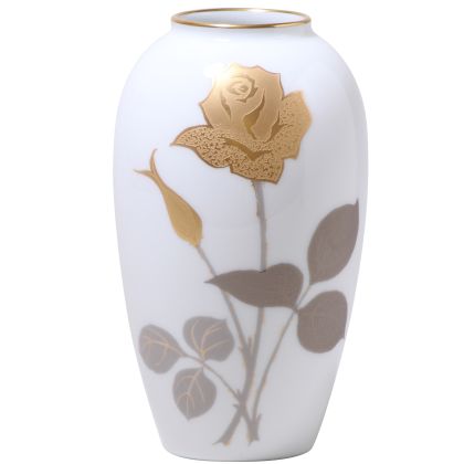 Golden Rose Vase, 5"