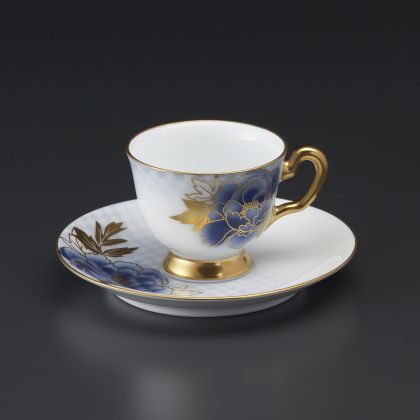 After-Dinner/Espresso Cup and Saucer, Peony, 2 1/2 oz.