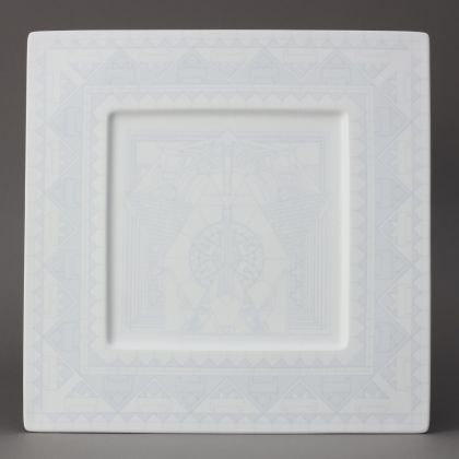 Square Rim Plate, 10 1/2"