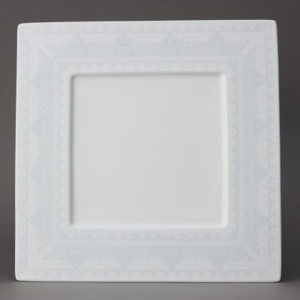 Square Rim Plate, 10 1/2"