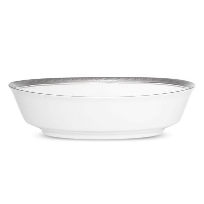 Noritake Crestwood Platinum Covered Vegetable Serving Bowl