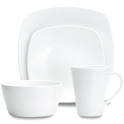 NORITAKE シルキーホワイト24点セット White on White | WoW | Swirl by Noritake