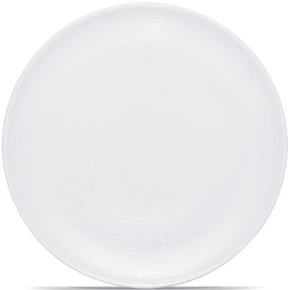 Noritake Colorscapes WoW Swirl (White on White) Round Serving Platter