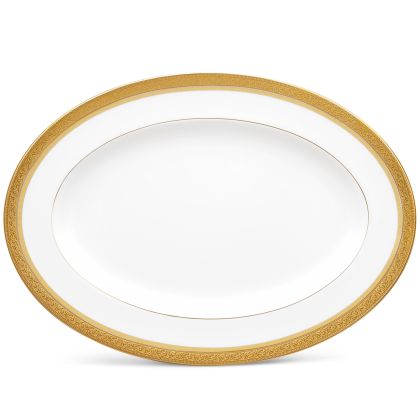 Noritake Summit Gold Large Oval Platter