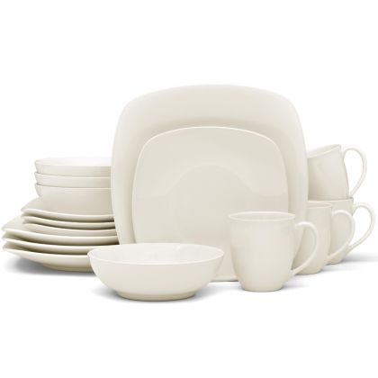 16-Piece Square Set, Service for 4