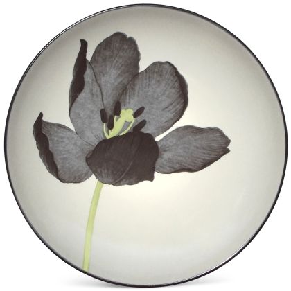Noritake Colorwave Graphite Set of 4 Floral Mini Bowls