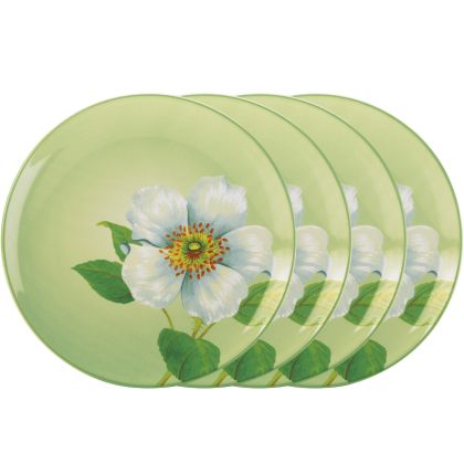 Accent/Luncheon Plate, Floral, 8 1/4" (Climbing Rose), Set of 4