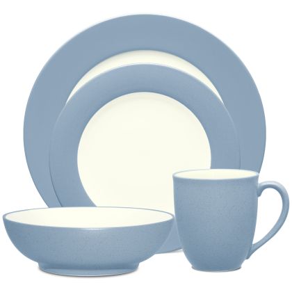 Noritake Colorwave Blue Piatto Dessert/Salad 21,5 Cm: Gres Lavabile In Lavastoviglie, Qualità Giapponese, Uso Quotidiano - 3