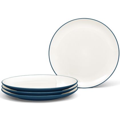 Noritake Colorwave Blue Set of 4 Coupe Dinner Plates
