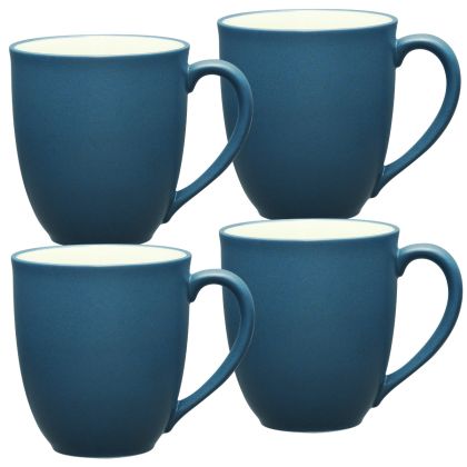 Noritake ダークブルー スープカップ8個セット Noritake Colorwave Blue Set of 4 Mugs