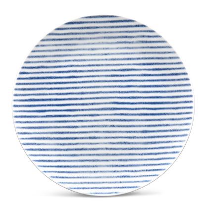 Coupe Stripe Salad Plate, 9 1/2"