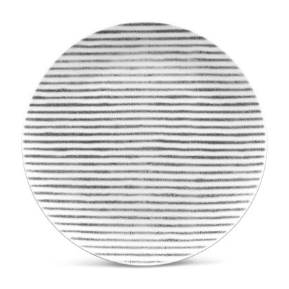 Coupe Stripe Salad Plate, 9 1/2"