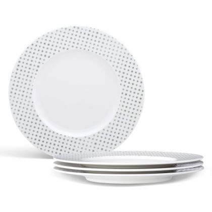 Rim Dot Salad Plate, 9 1/2", Set of 4