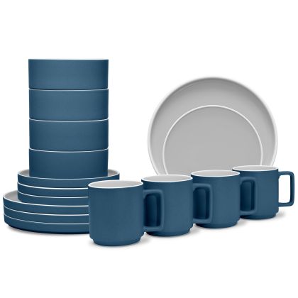 ColorTrio Blue by Noritake
