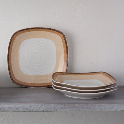 Salad/Dessert Plate, Square, 8 1/4", Set of 4