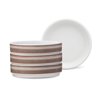 Mini Plate, 3 3/4", Stax, Set of 4