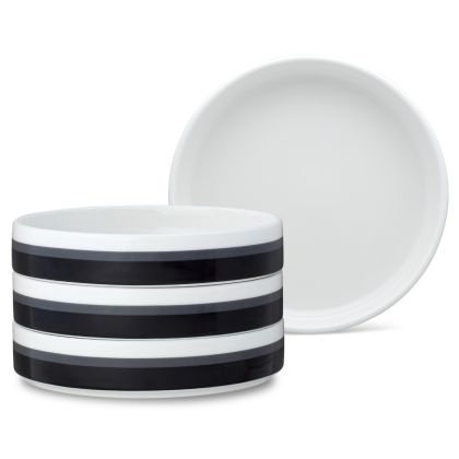 Deep Plate, 7 1/2", Stax, Set of 4