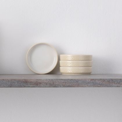 Mini Plate, 3 3/4", Stax, Set of 4