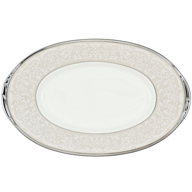 Noritake Silver Palace Butter/Relish Tray - Thumbnail 3