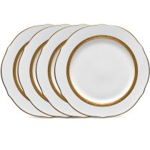 Accent Plate, Scalloped, 9", Set of 4