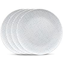 Coupe Dots Dinner Plate, 11", Set of 4