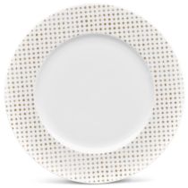 Rim Dot Dinner Plate, 11", Set of 4