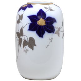 Noritake Okura Blue Rose Vase, 9