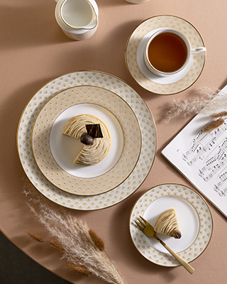 Trocadero Gold Dinnerware